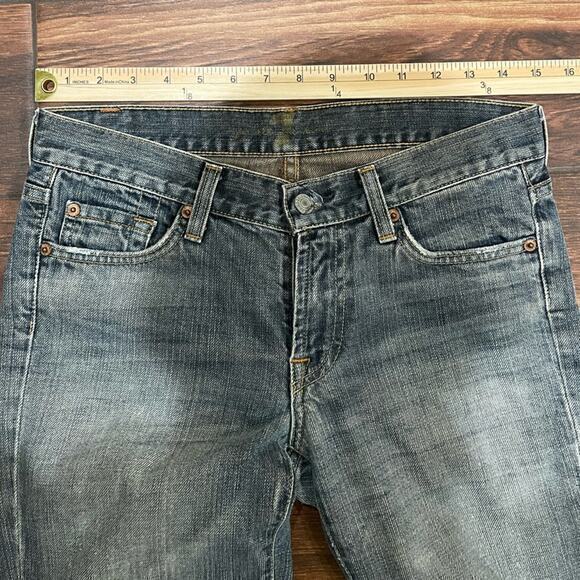 7 For All Mankind Bootcut Jeans 26 Y2K  Gray Preppy Academia - Picture 6 of 7